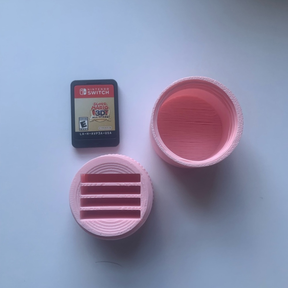 Pink Nintendo Switch Game Travel Case Holder Organizer